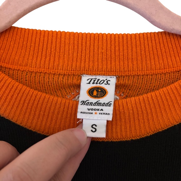 Tito’s Handmade Vodka Holiday Sweater “Let It Pour” Size Small UNISEX Christmas - Picture 2 of 15